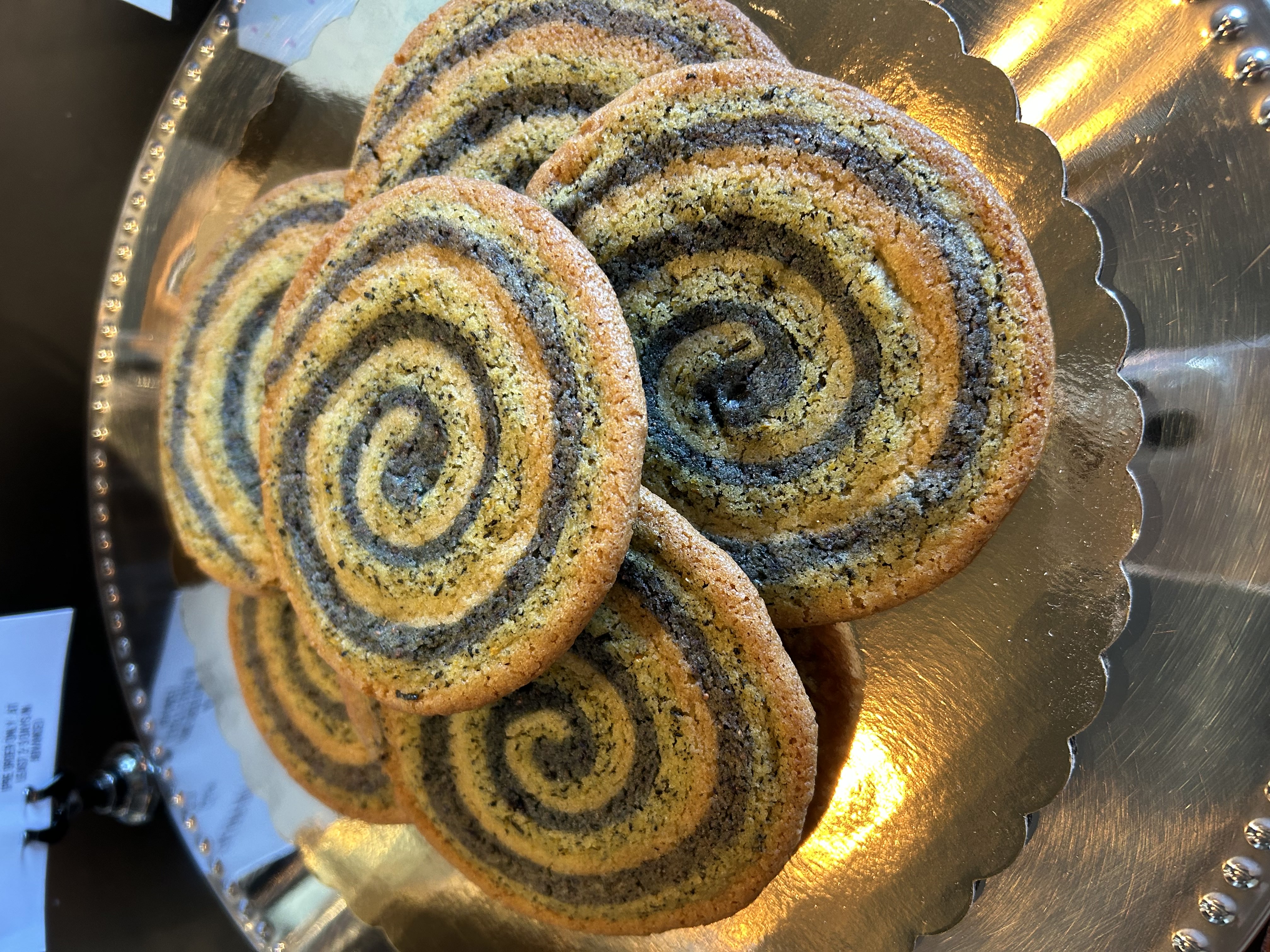 Earl Grey Pinwheel Cookies